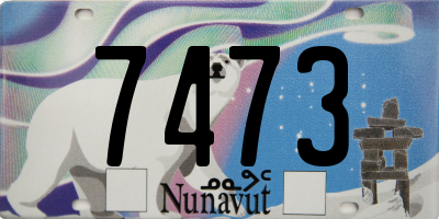 NU license plate 7473