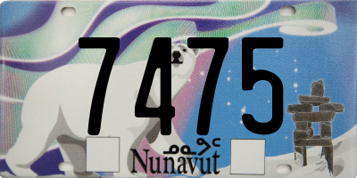 NU license plate 7475