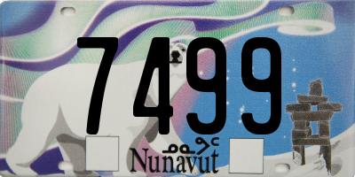 NU license plate 7499