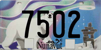 NU license plate 7502