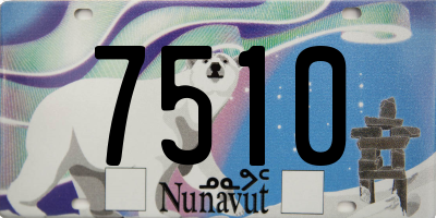 NU license plate 7510