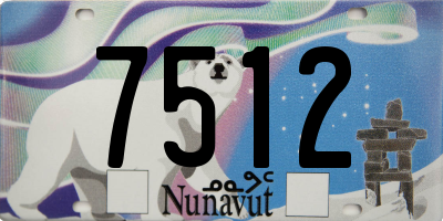 NU license plate 7512