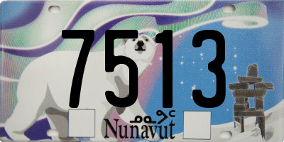 NU license plate 7513