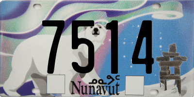 NU license plate 7514