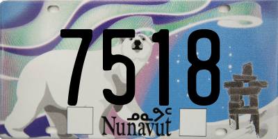 NU license plate 7518