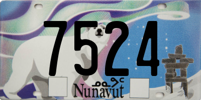 NU license plate 7524