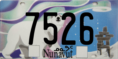 NU license plate 7526