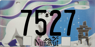 NU license plate 7527