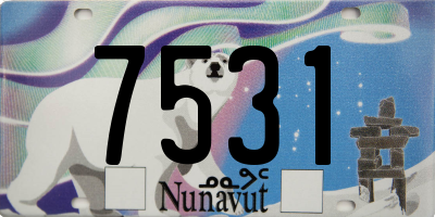 NU license plate 7531