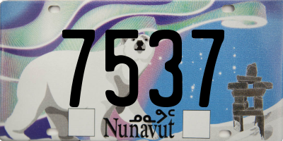 NU license plate 7537