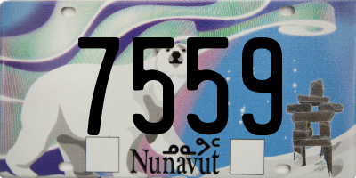 NU license plate 7559