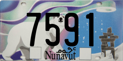 NU license plate 7591