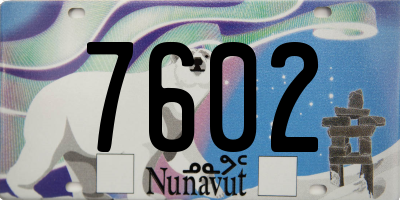 NU license plate 7602