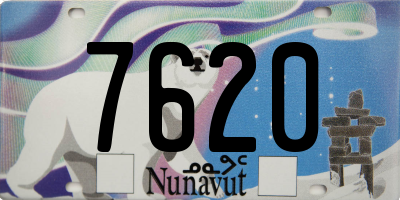 NU license plate 7620