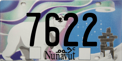 NU license plate 7622