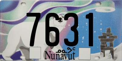 NU license plate 7631