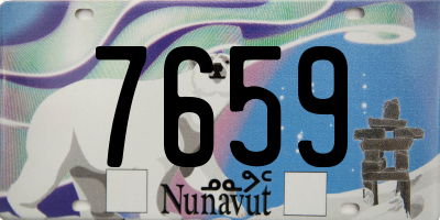 NU license plate 7659