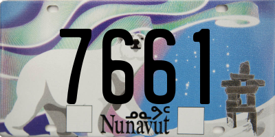 NU license plate 7661