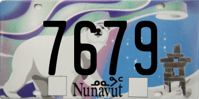 NU license plate 7679