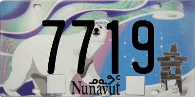 NU license plate 7719