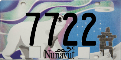 NU license plate 7722