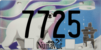 NU license plate 7725