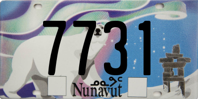 NU license plate 7731