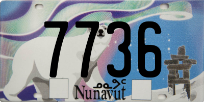 NU license plate 7736