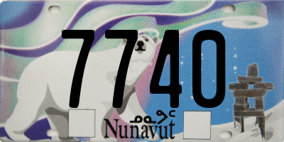 NU license plate 7740