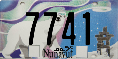 NU license plate 7741