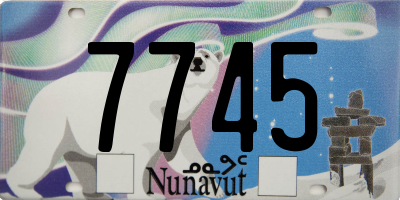 NU license plate 7745