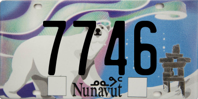 NU license plate 7746