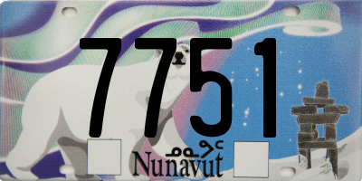 NU license plate 7751