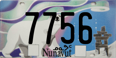 NU license plate 7756