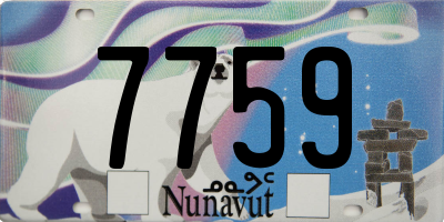 NU license plate 7759