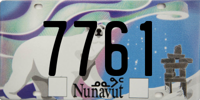 NU license plate 7761