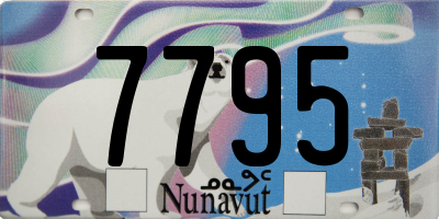 NU license plate 7795