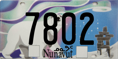 NU license plate 7802