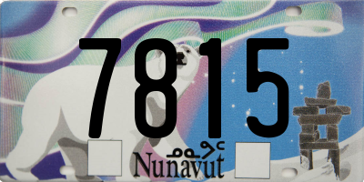 NU license plate 7815