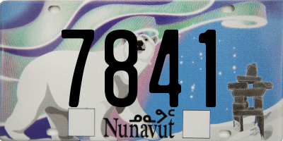 NU license plate 7841