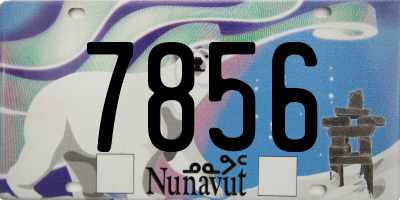 NU license plate 7856