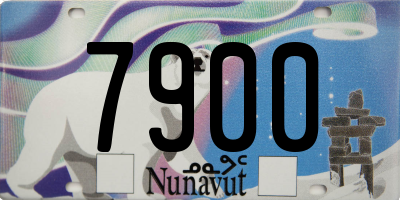 NU license plate 7900