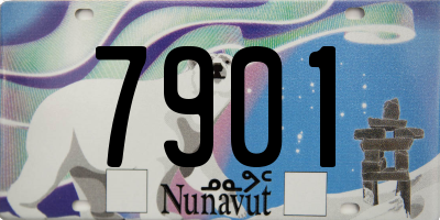 NU license plate 7901