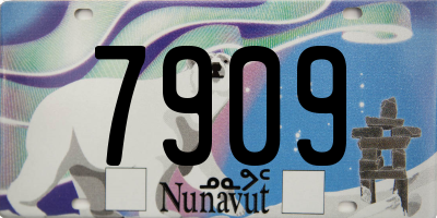 NU license plate 7909