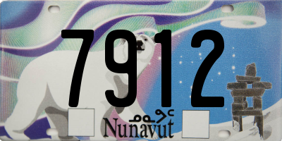 NU license plate 7912