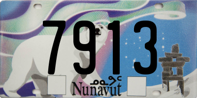 NU license plate 7913