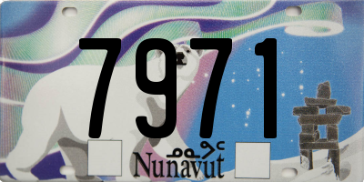 NU license plate 7971