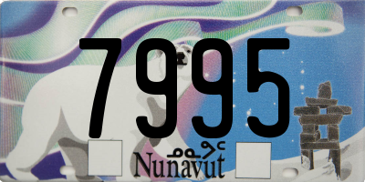 NU license plate 7995