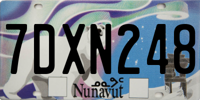 NU license plate 7DXN248