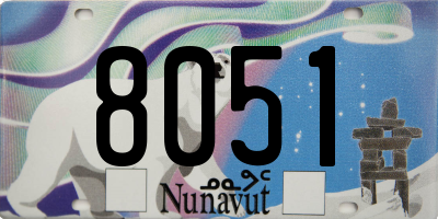 NU license plate 8051